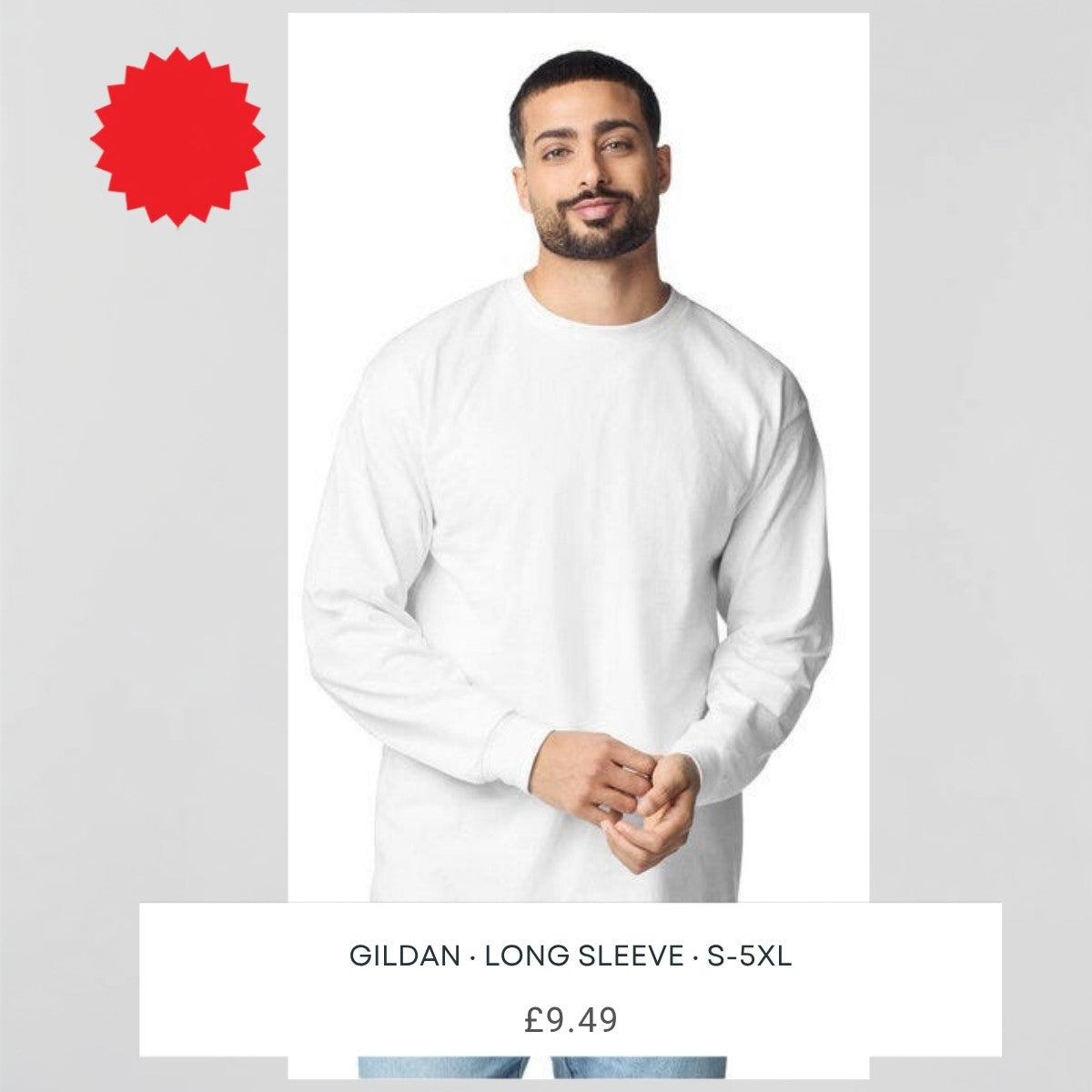 Gildan 2400 long sleeve t-shirt - square main image