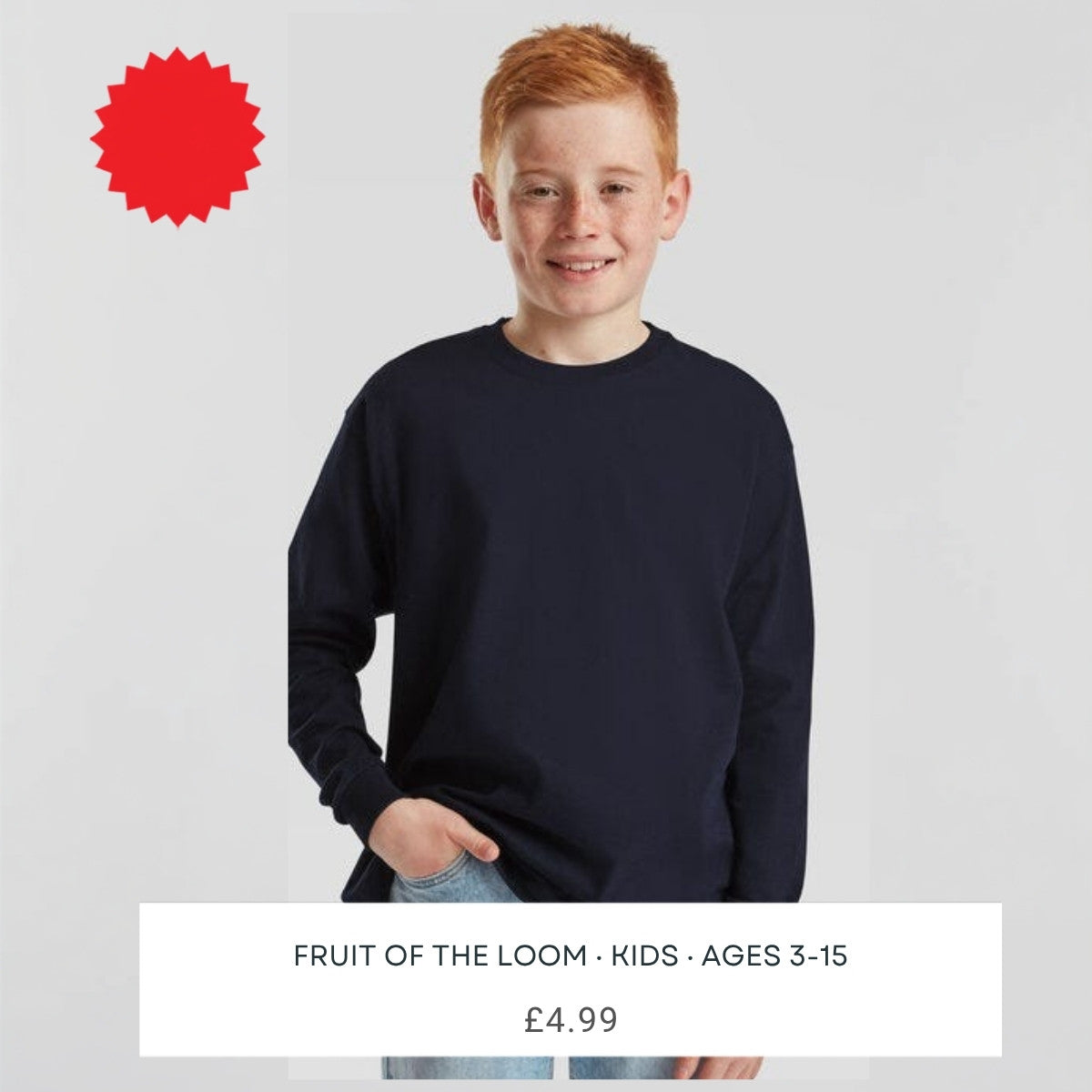 Fruit of the Loom 61007 kids t-shirt - square main image