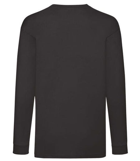 Fruit Of The Loom Kids' Valueweight Long Sleeve T-Shirt 100% Cotton