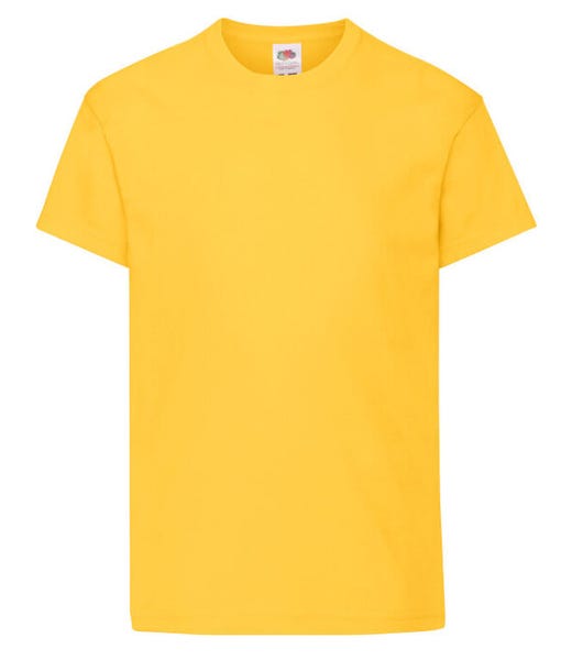 Fruit Of The Loom Kid's Original T Short Sleeve T-Shirt 100% Cotton