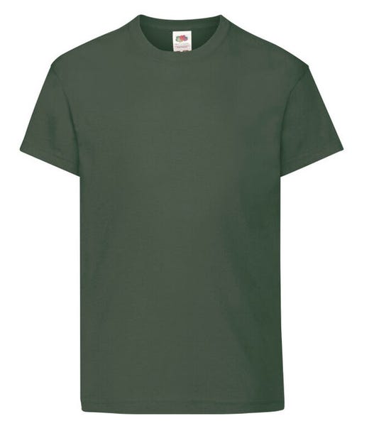 Fruit Of The Loom Kid's Original T Short Sleeve T-Shirt 100% Cotton
