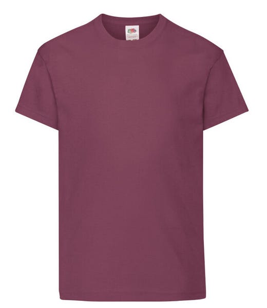 Fruit Of The Loom Kid's Original T Short Sleeve T-Shirt 100% Cotton