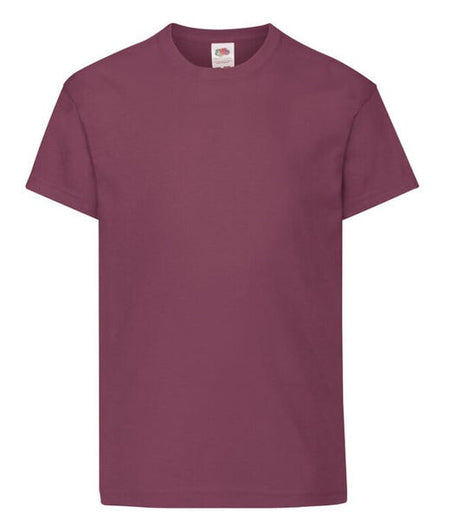Fruit Of The Loom Kid's Original T Short Sleeve T-Shirt 100% Cotton