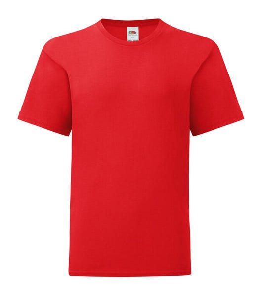 Fruit Of The Loom Kid's Iconic 150 T Short Sleeve T-Shirt 100% Cotton