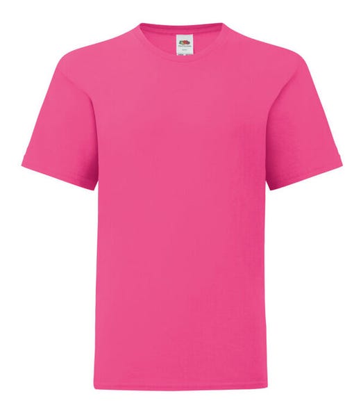 Fruit Of The Loom Kid's Iconic 150 T Short Sleeve T-Shirt 100% Cotton