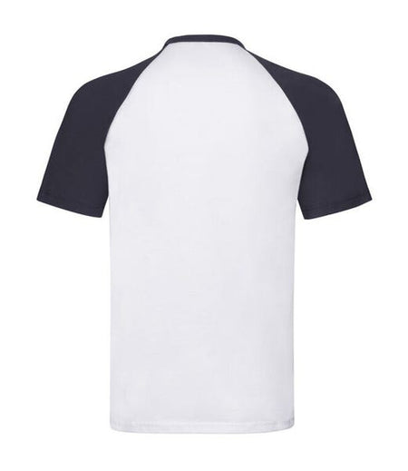 Fruit Of The Loom Men's Valueweight Short Sleeve Baseball T-Shirt