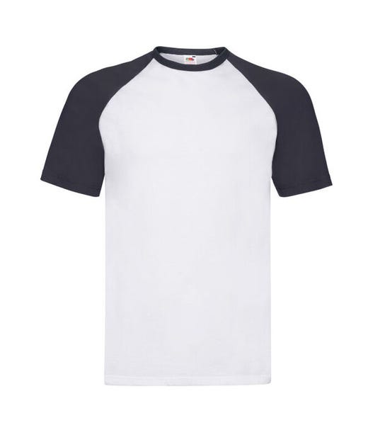 Fruit Of The Loom Men's Valueweight Short Sleeve Baseball T-Shirt