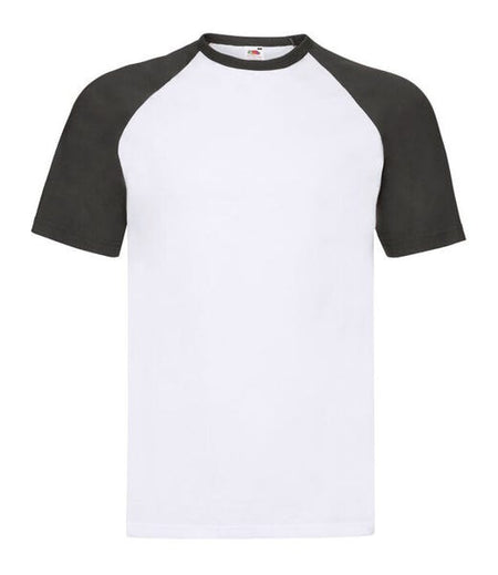 Fruit Of The Loom Men's Valueweight Short Sleeve Baseball T-Shirt