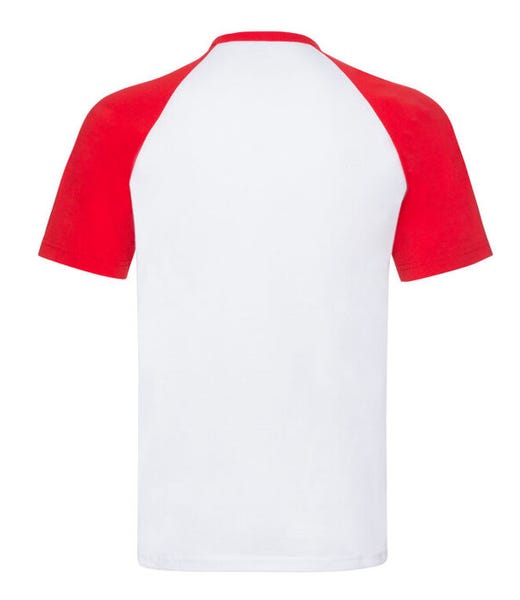 Fruit Of The Loom Men's Valueweight Short Sleeve Baseball T-Shirt