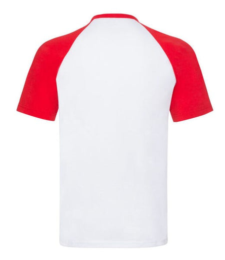 Fruit Of The Loom Men's Valueweight Short Sleeve Baseball T-Shirt