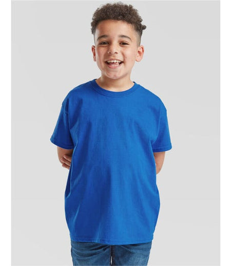 Fruit Of The Loom Kid's Valueweight T Short Sleeve T-Shirt 100% Cotton