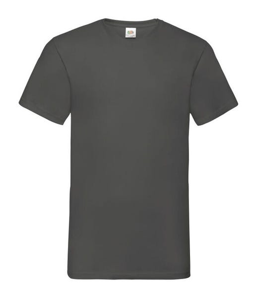 Fruit Of The Loom Men's Valueweight V-Neck T-Shirt 100% Cotton