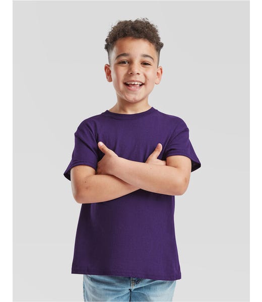 Fruit Of The Loom Kid's Original T Short Sleeve T-Shirt 100% Cotton