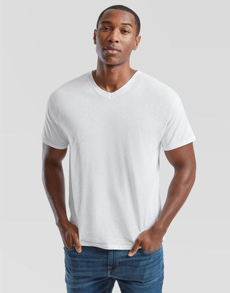 Fruit of the Loom Mens Original V-Neck T-Shirt