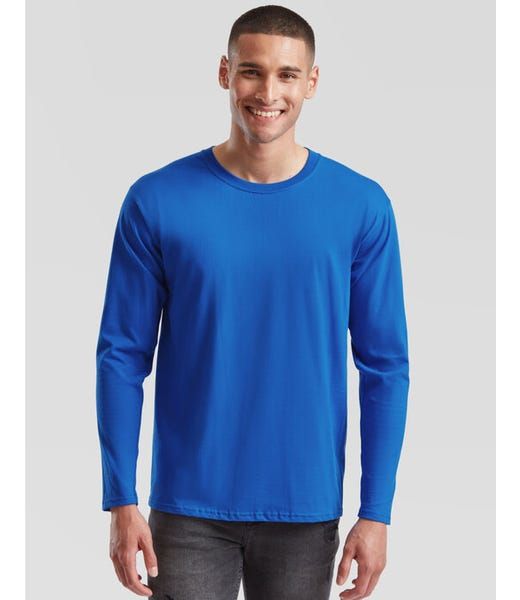 Fruit Of The Loom Men's Iconic 195 Premium Long Sleeve T-Shirt